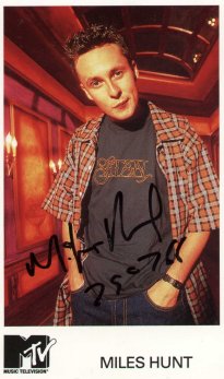 Miles' MTV publicity photo (autographed)